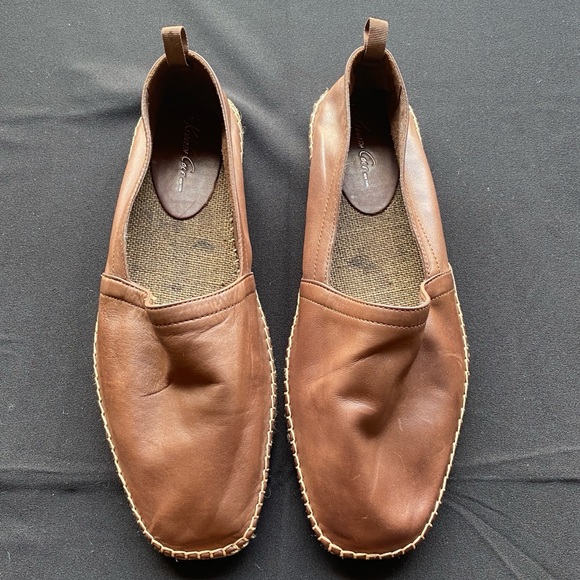 Kenneth Cole Brown Drill Stitch Leather Shoes